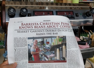 newspaper article about Christian Peper