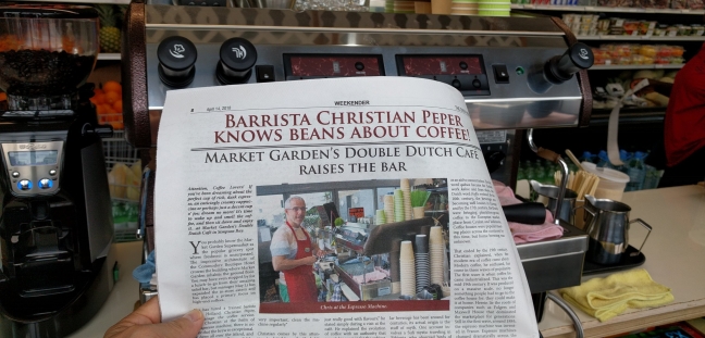 newspaper article about Christian Peper
